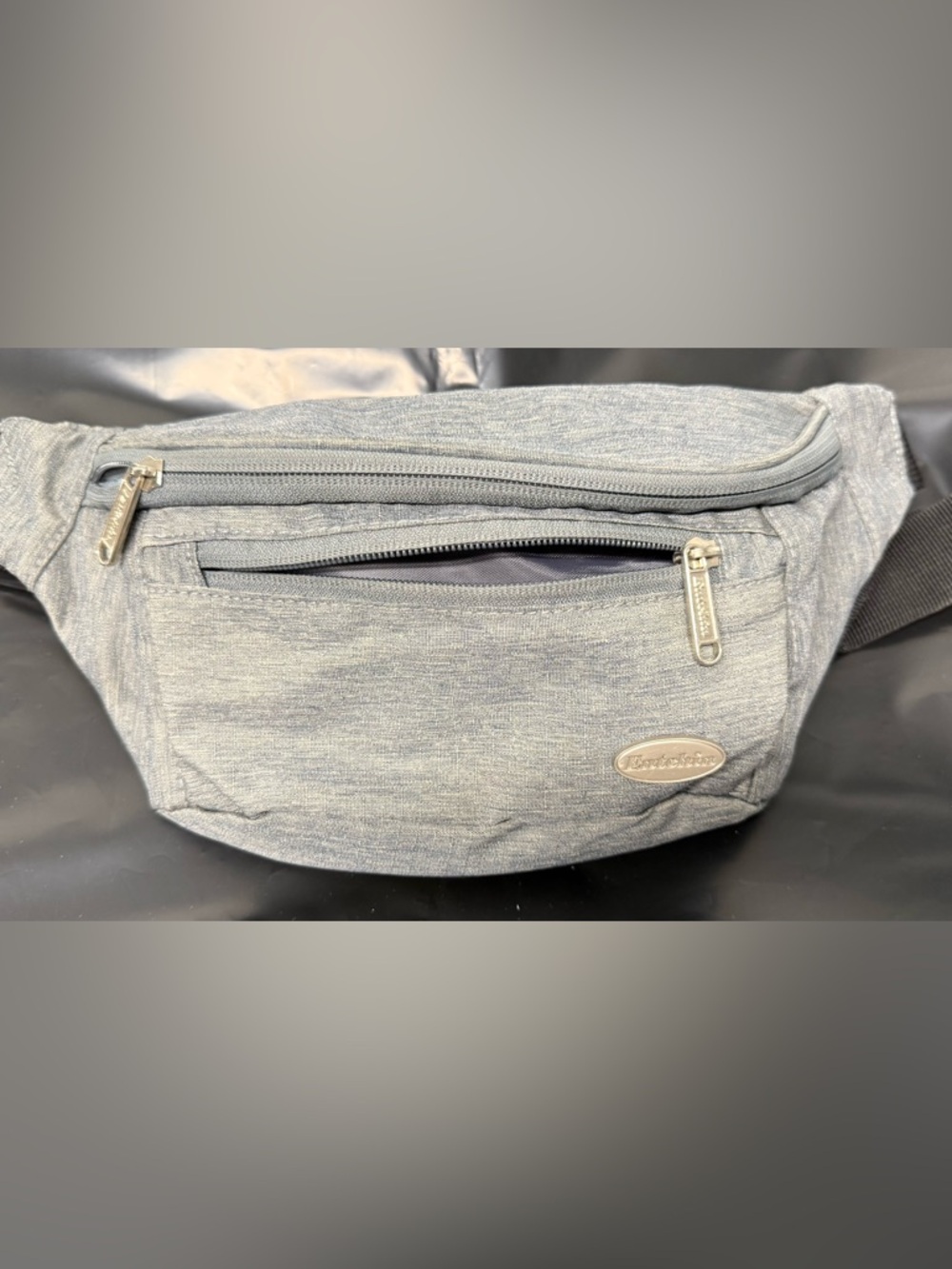 Ergobaby Heather Gray Crossbody Sling with Front Zip